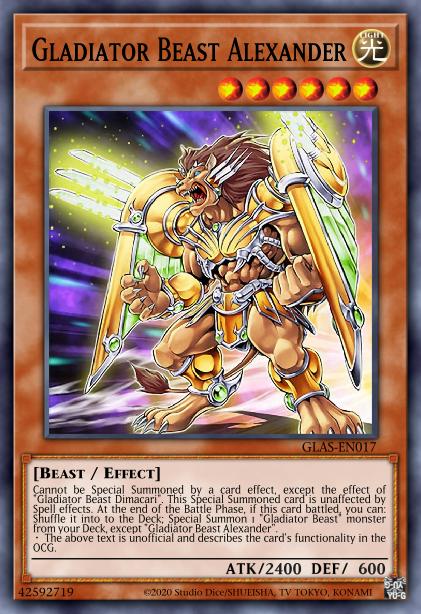 Gladiator Beast Alexander Card Image