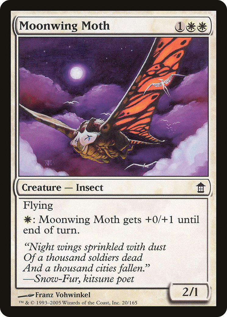 Moonwing Moth Card Image