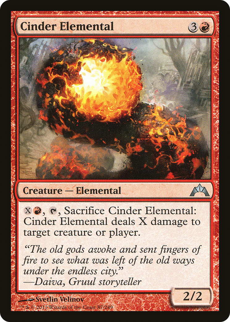 Cinder Elemental Card Image