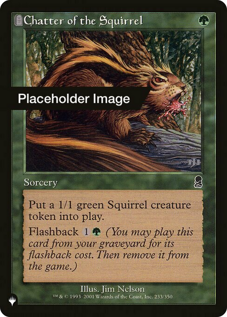 Chatter of the Squirrel Card Image