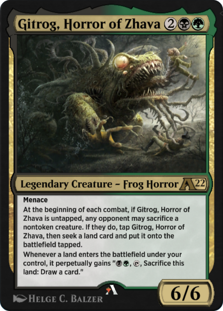 Gitrog, Horror of Zhava Card Image