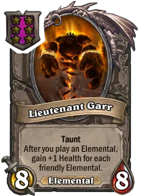 Lieutenant Garr Card Image