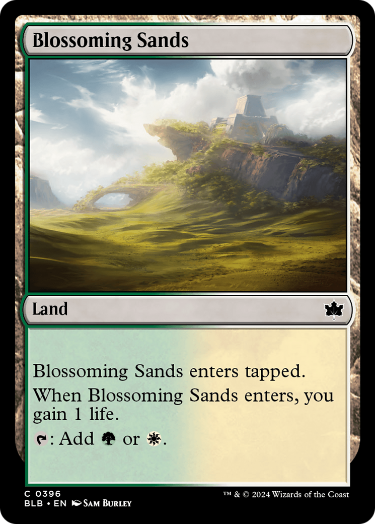 Blossoming Sands Card Image