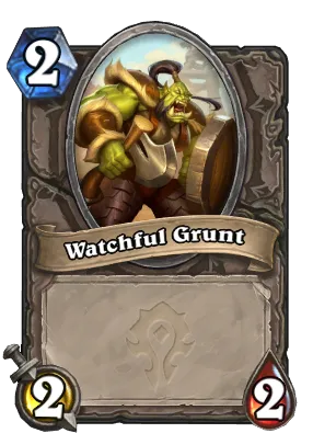 Watchful Grunt Card Image