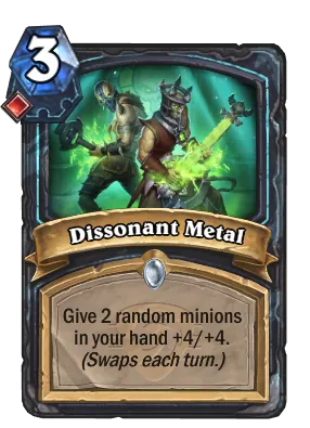 Dissonant Metal Card Image