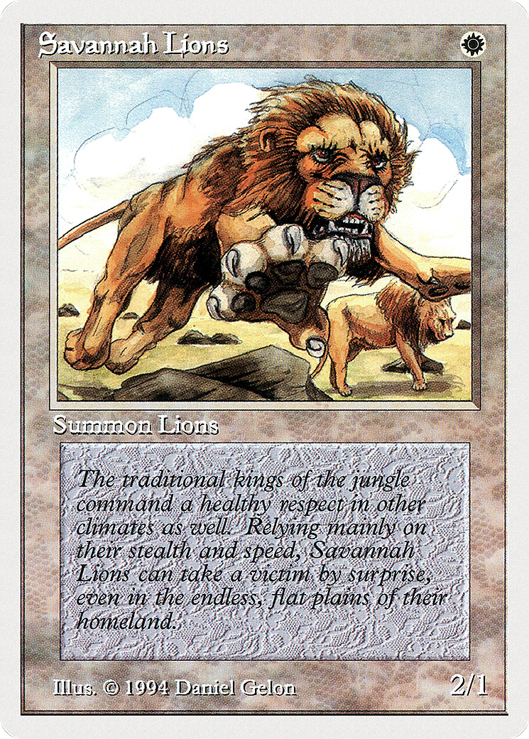 Savannah Lions Card Image