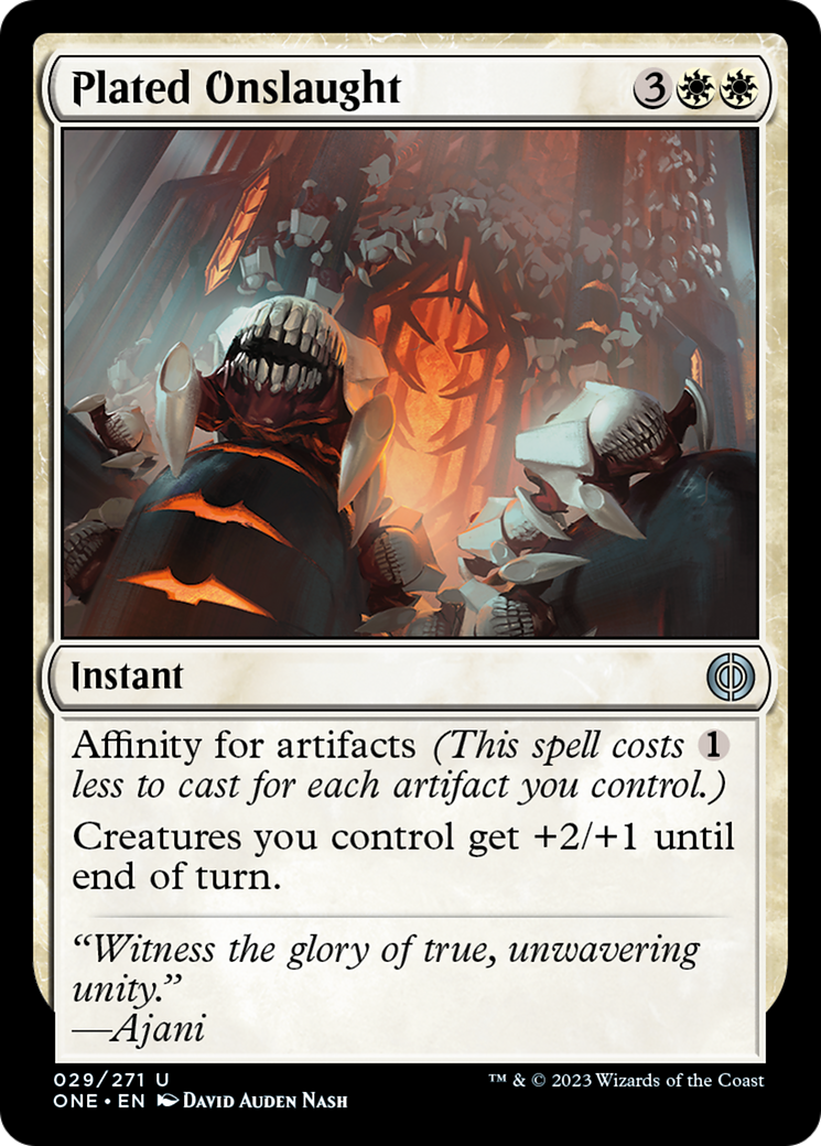 Plated Onslaught Card Image