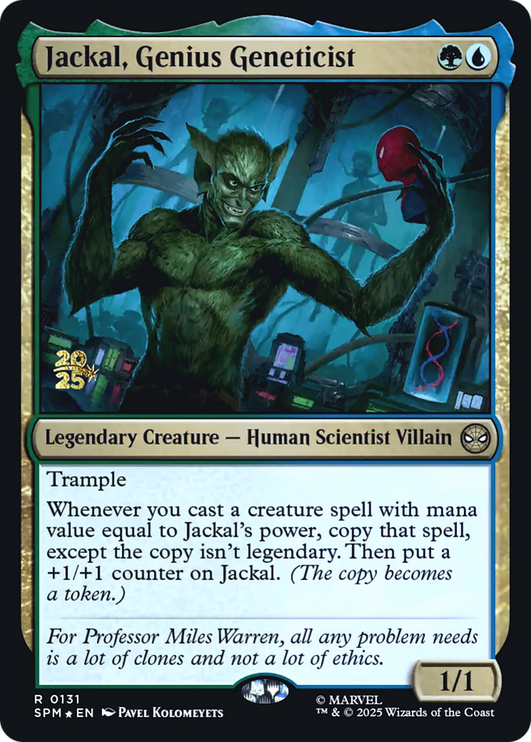 Jackal, Genius Geneticist Card Image