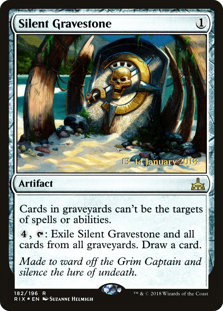 Silent Gravestone Card Image