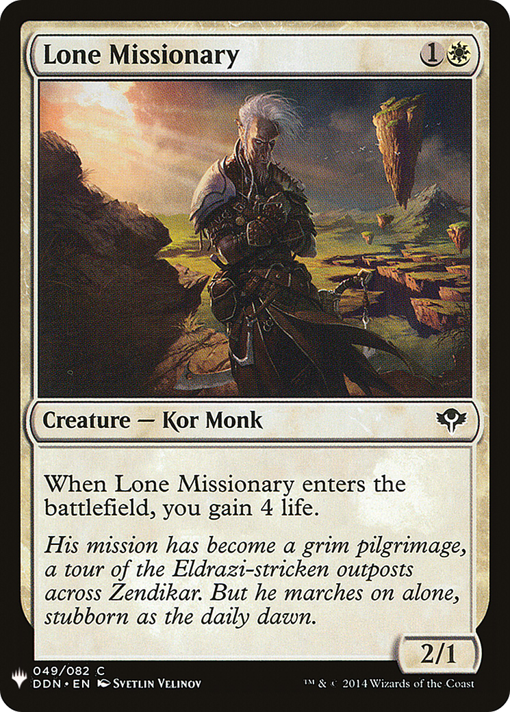 Lone Missionary Card Image
