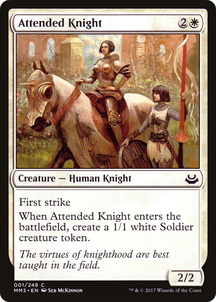 Attended Knight Card Image