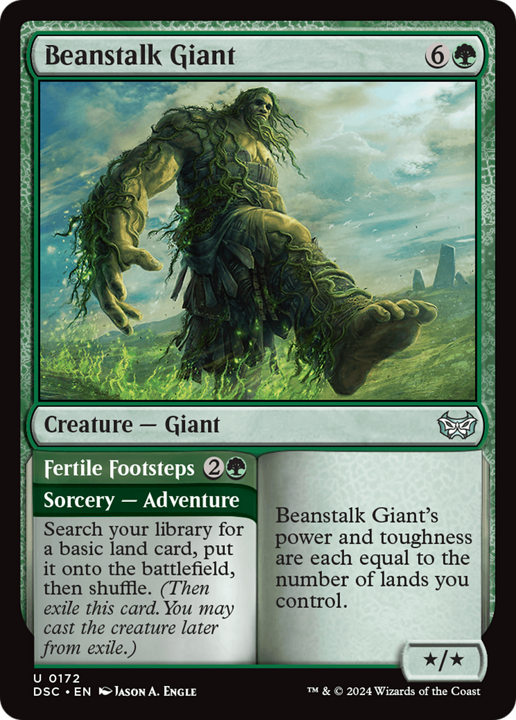 Beanstalk Giant // Fertile Footsteps Card Image