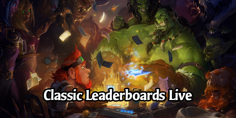 Hearthstone's Classic Web Leaderboards Are Now Live!