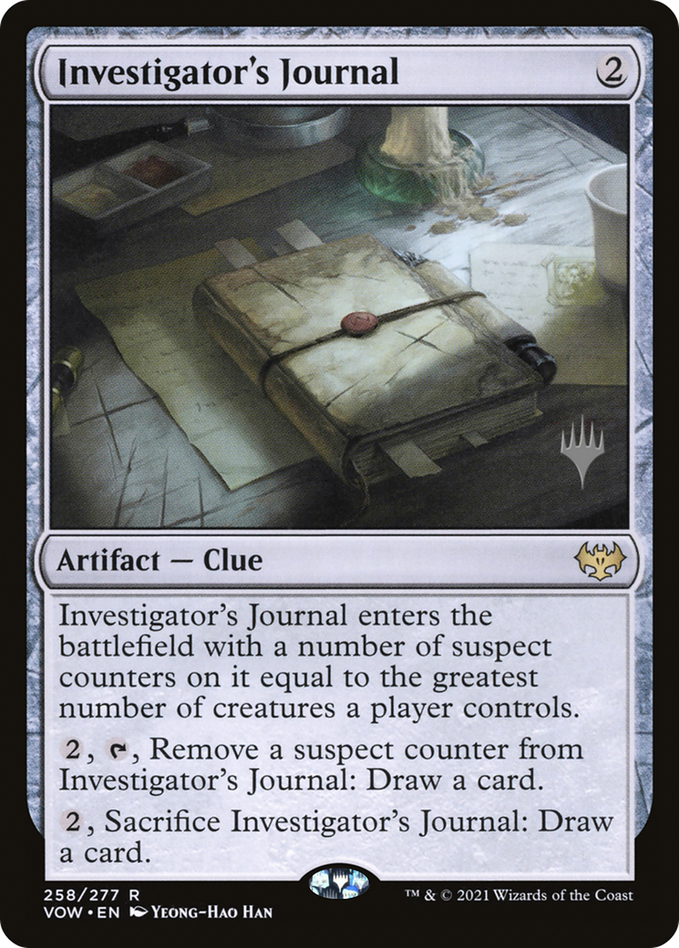 Investigator's Journal Card Image