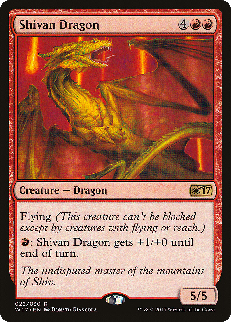 Shivan Dragon Card Image