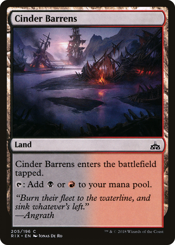 Cinder Barrens Card Image