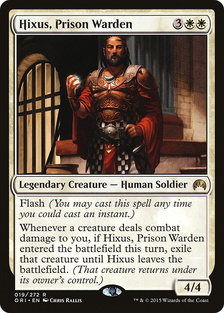 Hixus, Prison Warden Card Image