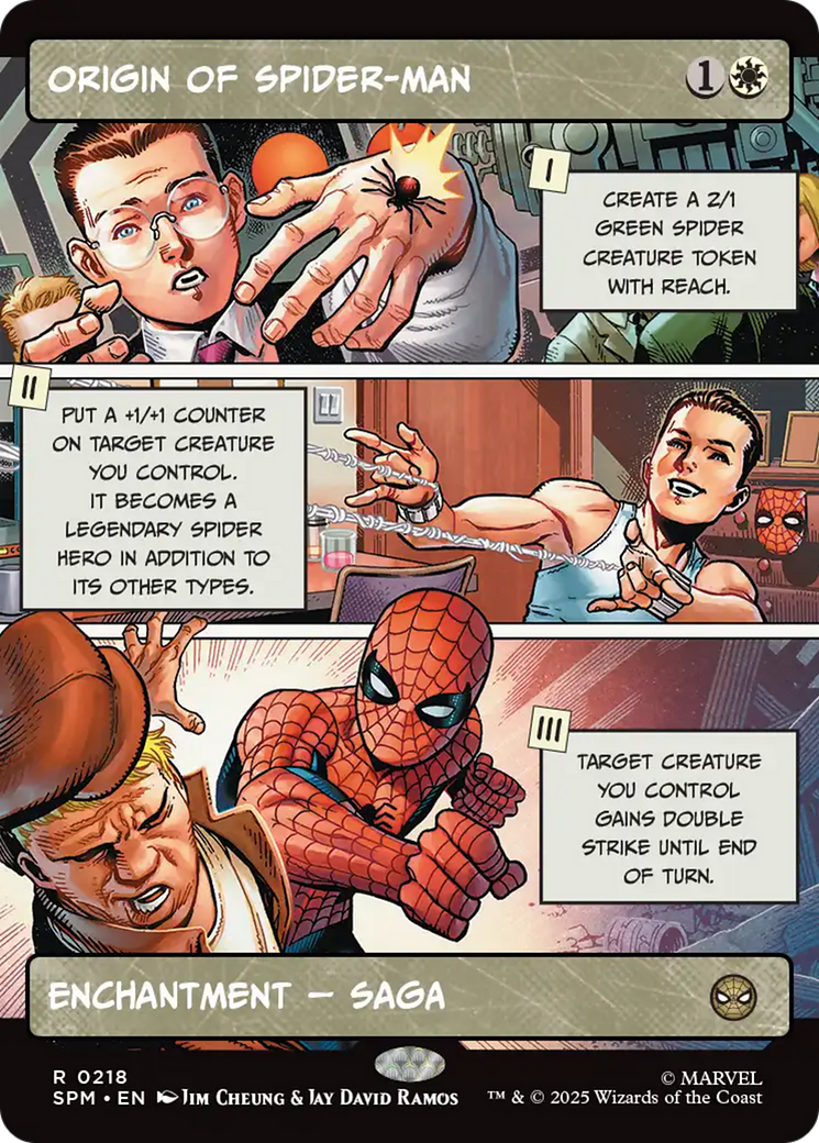 Origin of Spider-Man Card Image