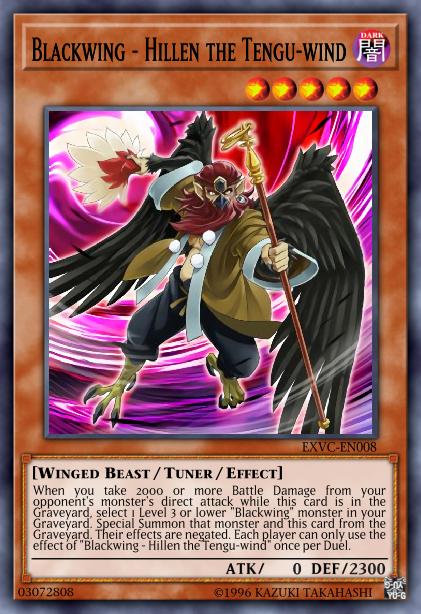 Blackwing - Hillen the Tengu-wind Card Image