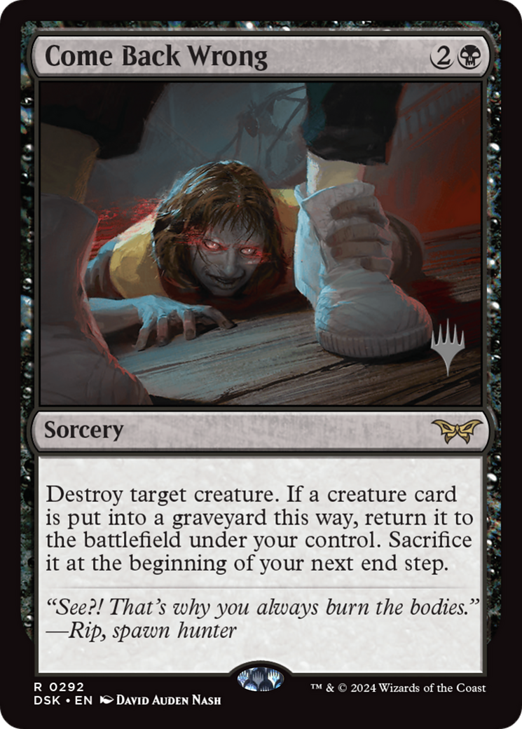 Come Back Wrong Card Image