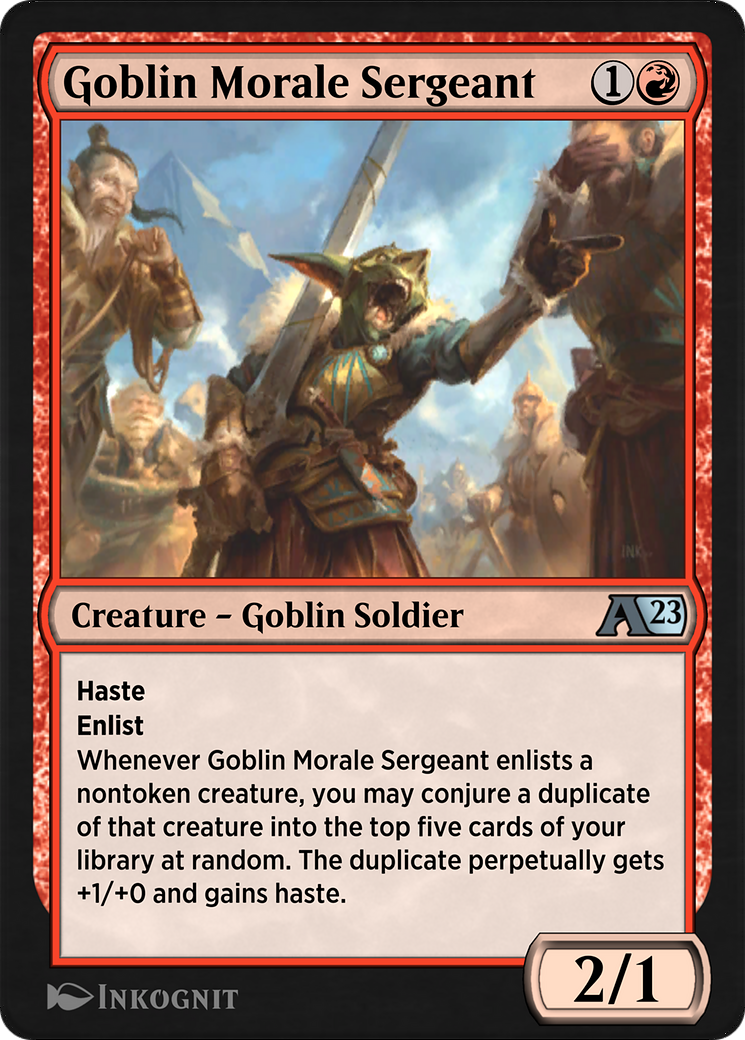 Goblin Morale Sergeant Card Image