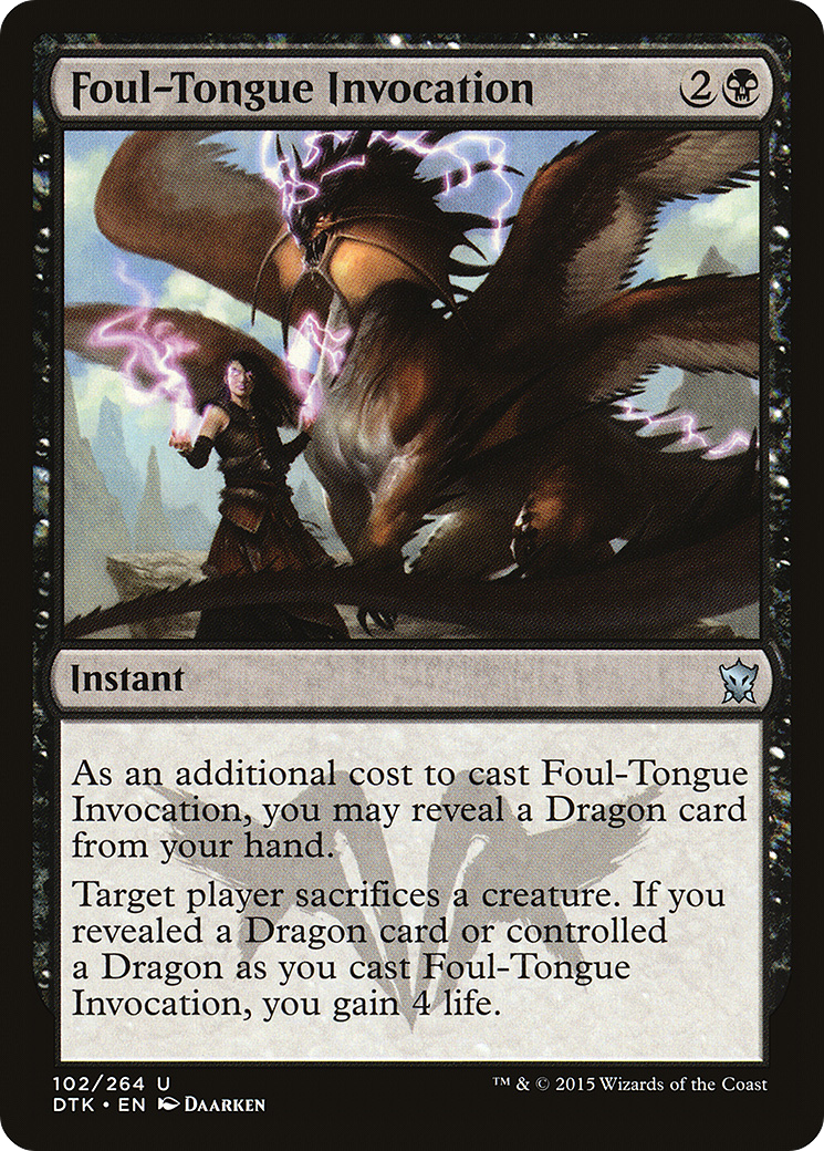 Foul-Tongue Invocation Card Image