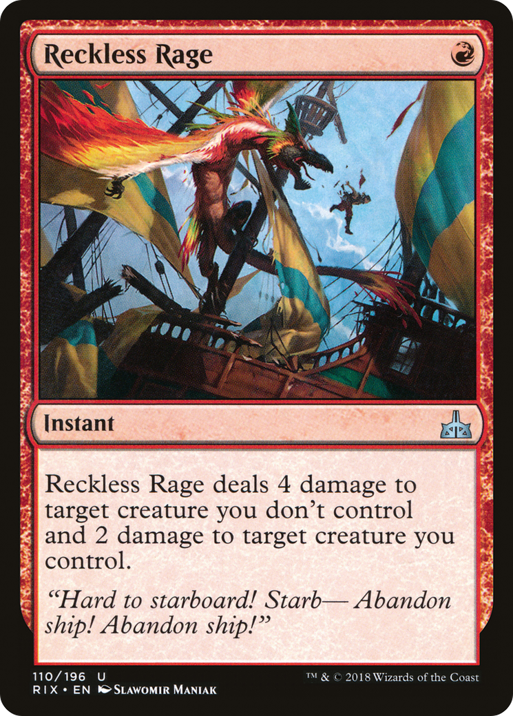 Reckless Rage Card Image