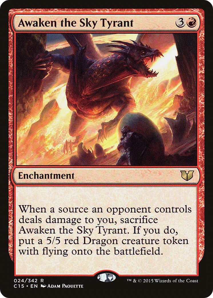 Awaken the Sky Tyrant Card Image