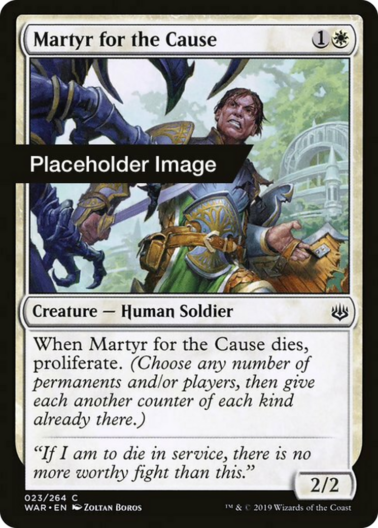 Martyr for the Cause Card Image