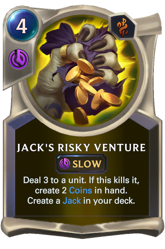 Jack's Risky Venture Card Image