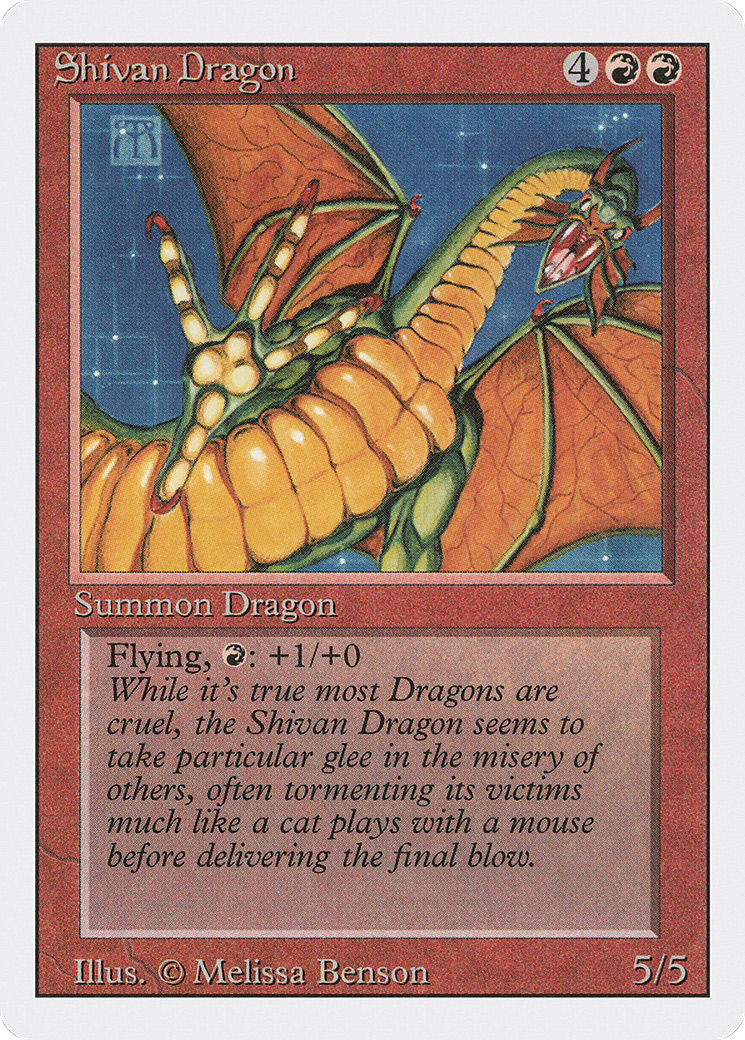 Shivan Dragon Card Image