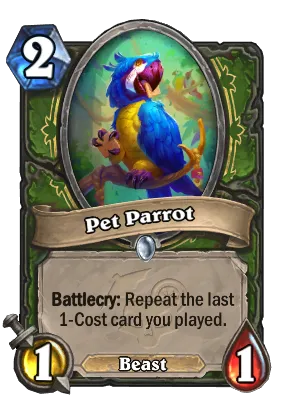 Pet Parrot Card Image