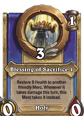 Blessing of Sacrifice 4 Card Image