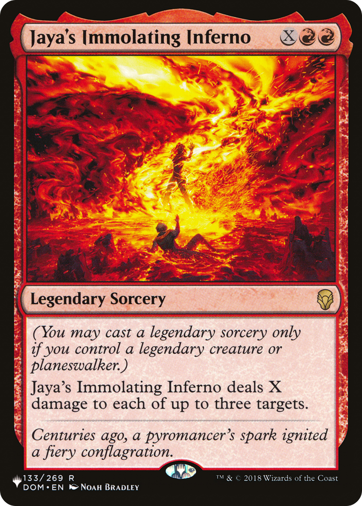 Jaya's Immolating Inferno Card Image