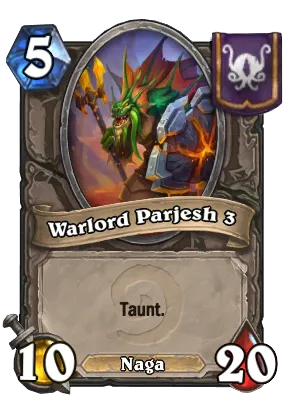 Warlord Parjesh 3 Card Image