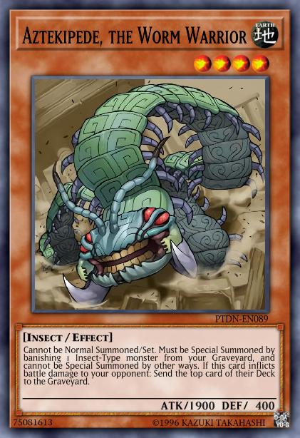 Aztekipede, the Worm Warrior Card Image