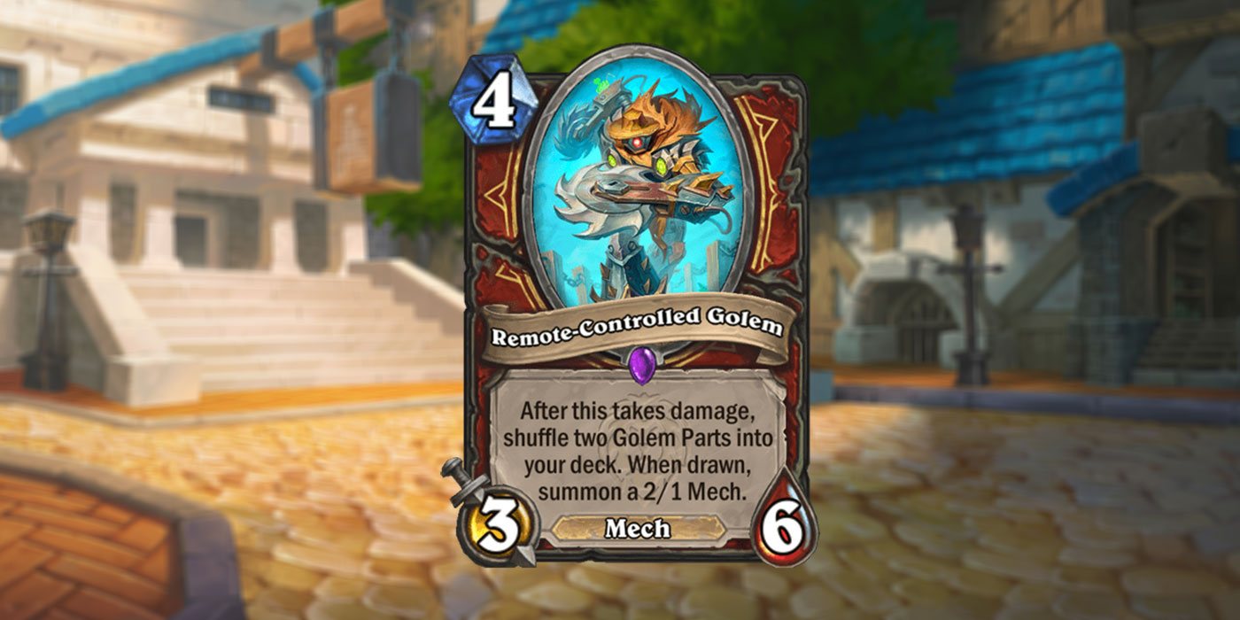 New Warrior Card Revealed for United in Stormwind by ChunGe - Remote-Controlled Golem
