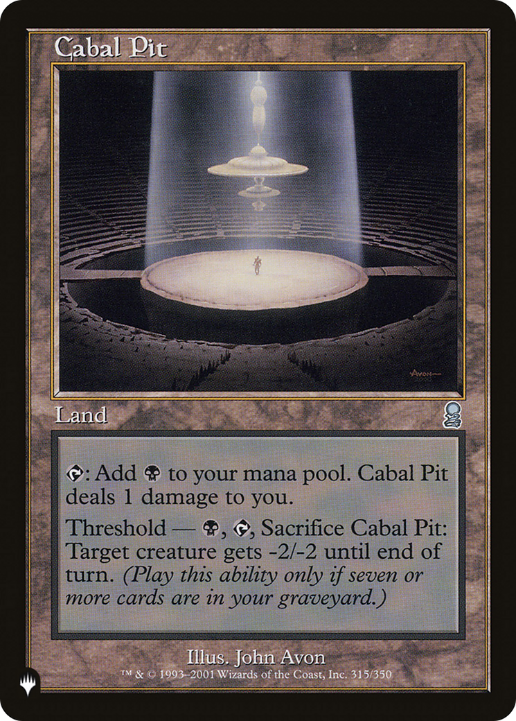 Cabal Pit Card Image