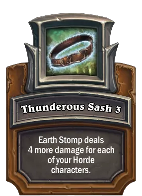 Thunderous Sash 3 Card Image