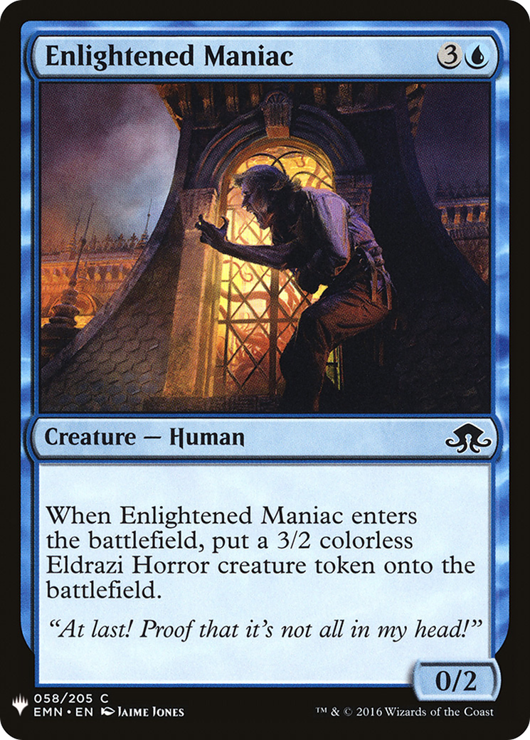 Enlightened Maniac Card Image