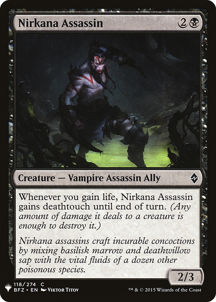 Nirkana Assassin Card Image