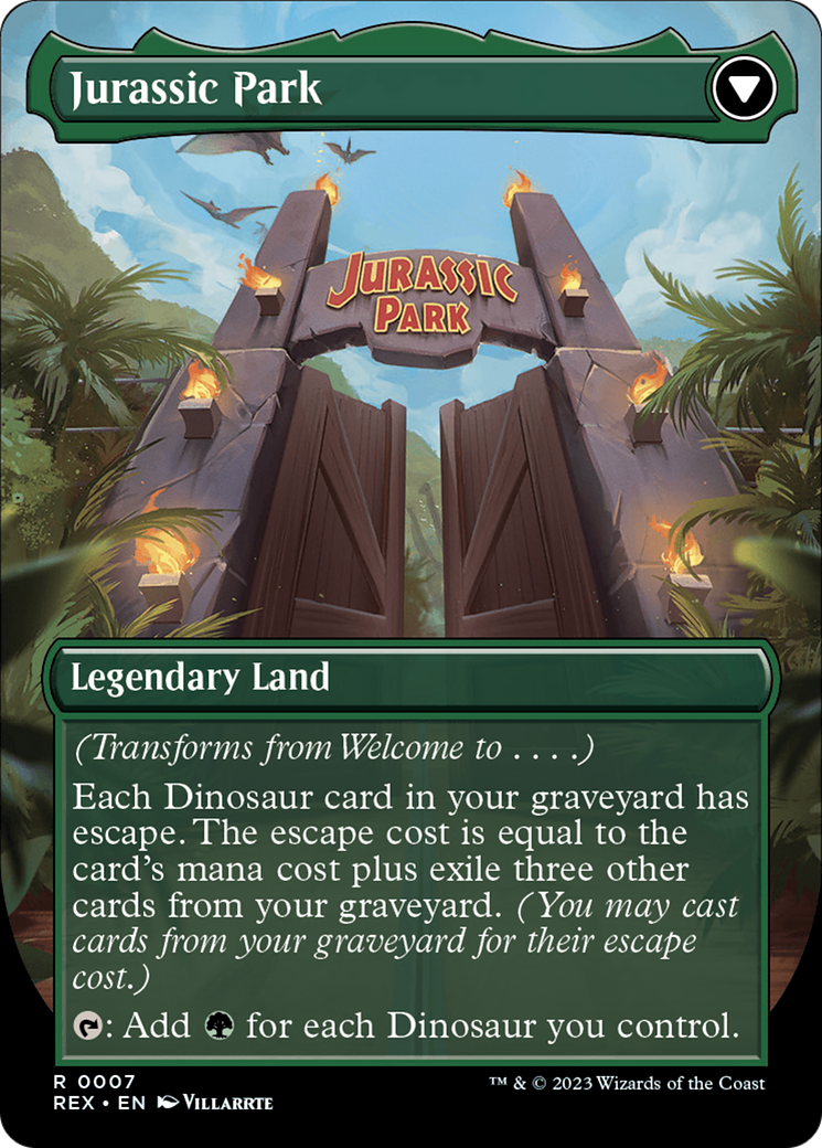 Welcome to . . . // Jurassic Park Card Image