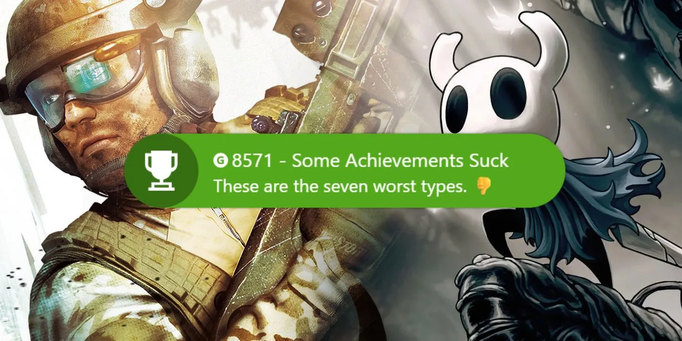 7 Types of Video Game Achievements/Trophies That Absolutely Suck