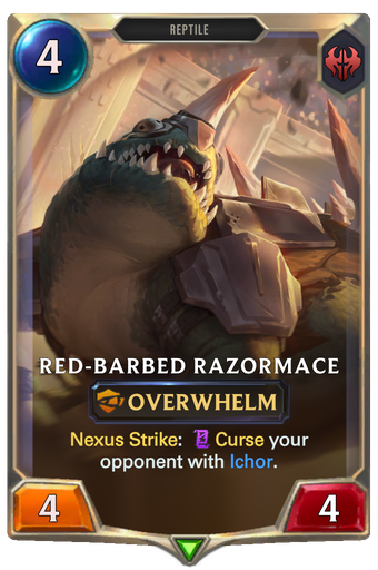 Red-Barbed Razormace Card Image