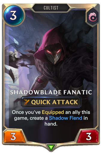 Shadowblade Fanatic Card Image
