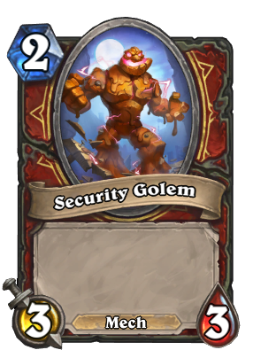 Security Golem Card Image