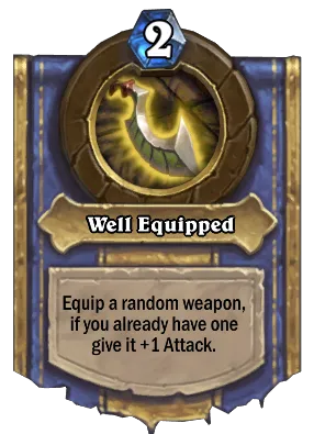 Well Equipped Card Image