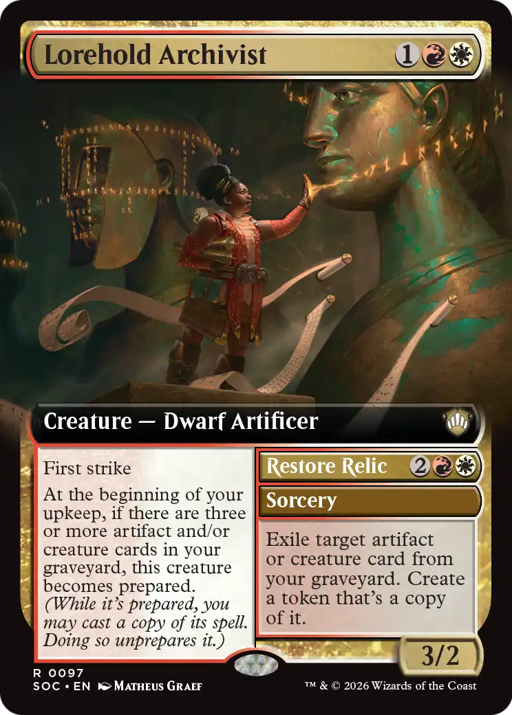 Restore Relic Magic: The Gathering card