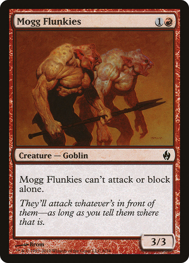 Mogg Flunkies Card Image