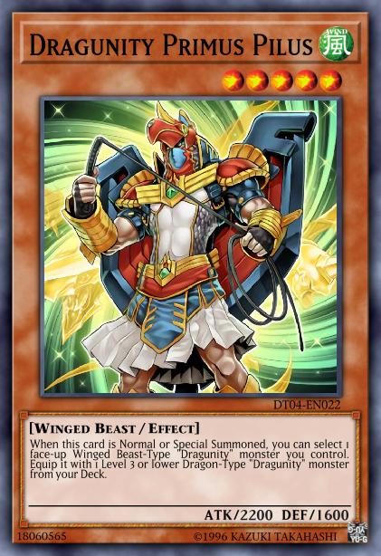 Dragunity Primus Pilus Card Image